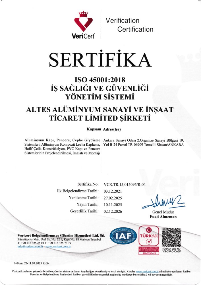 ISO 45001:2018 Occupational Health and Safety Management System